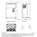 Trójfazowy falownik 90/75 kW 460VAC VFD900C43A-21 Delta Electronics